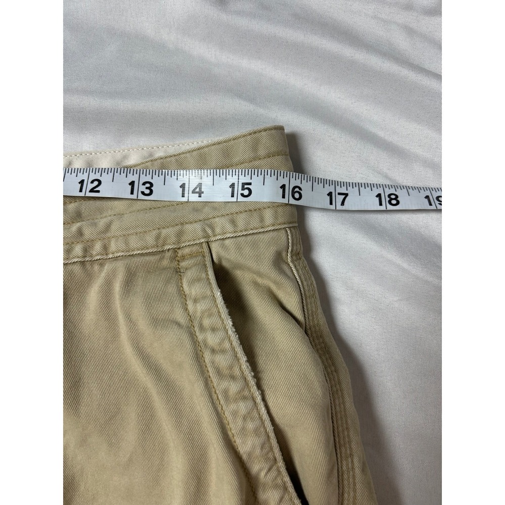 Polo Ralph Lauren Mens Gellar Fatigue Cargo Shorts Tan Khaki Cotton Chino 32 - Picture 13 of 15